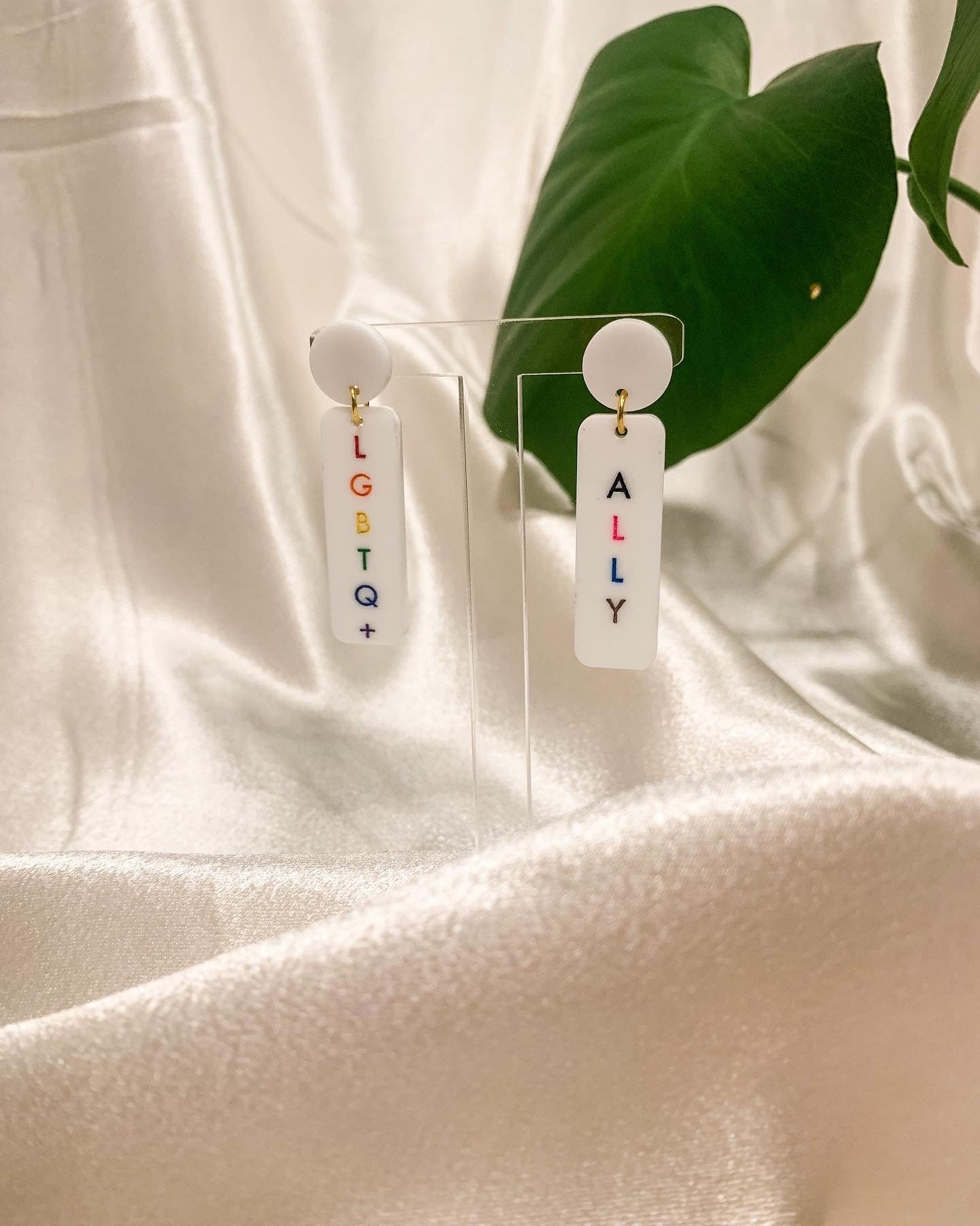 LGBTQ+ Ally Earrings